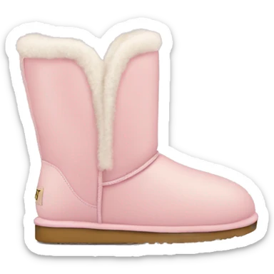 light pink uggs sticker