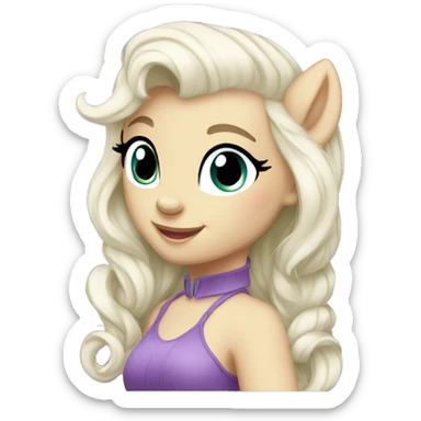 Rarity from my little pony sticker