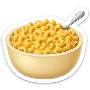 Macaroni and cheese sticker