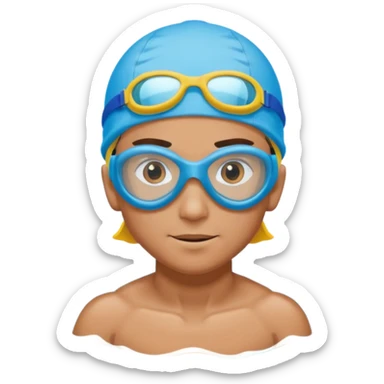 swim champion sticker