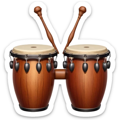 Damaru drums of lord shiva sticker