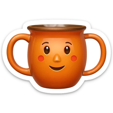 Mug of hot cider sticker