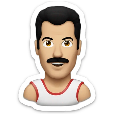 freddy mercury sticker
