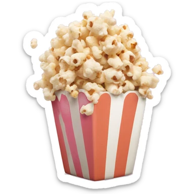 Pop corn pink  sticker