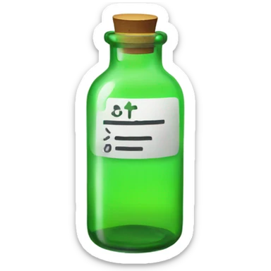 The Substance Neon Green Vial sticker