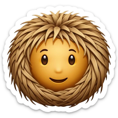 tumbleweed no face sticker