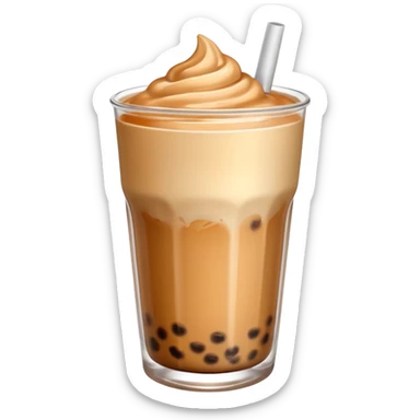 Milk tea sticker