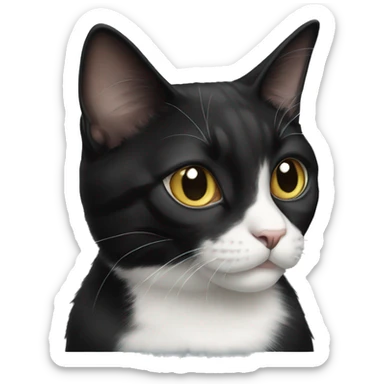 tuxedo cat  sticker