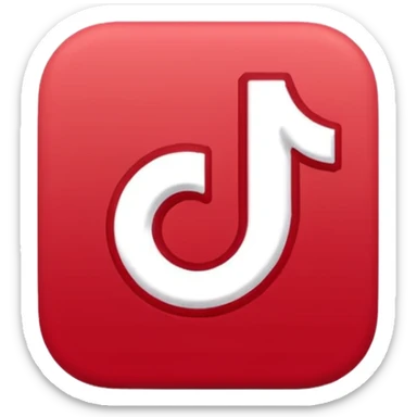 Tik tok logo normal sticker