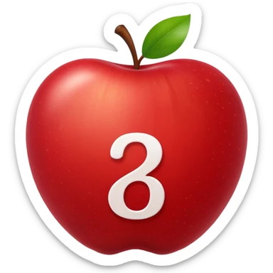 calendar with number 28, white page and red top, apple style emoji sticker