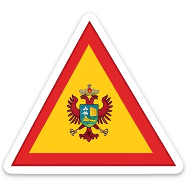 Sicilian flag sticker