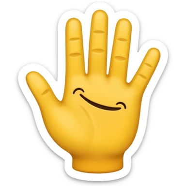 wednesday hand sticker