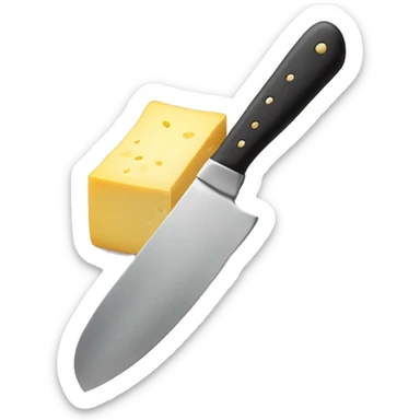 knife in the butter sticker