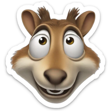 Scrat ice age sticker