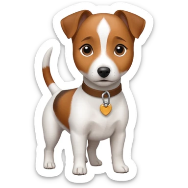 Jack Russell terrier female sticker