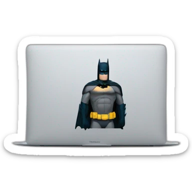 batman-typing-in-macbook-pro-14-inch sticker