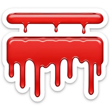 the word BARS in a red graffiti font sticker