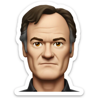 Professional ID photo of Quentin Tarantino sticker