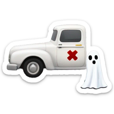 Wednesday Addams haunted dream house and ghost buster truck  sticker