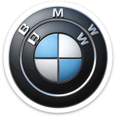 BMW logo emoji 3d sticker