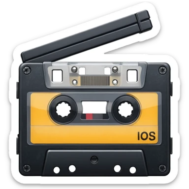 casette tape sticker