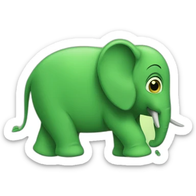 film The Green Elephant sticker