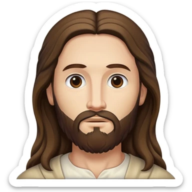 an expensive framed picture of the savior of the world (jesus christ) sticker