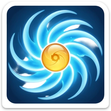 magic blast blue vfx sticker