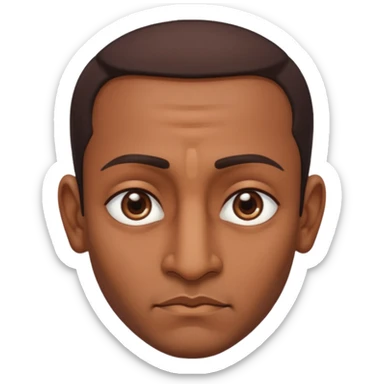 Indian fat guy with giant forehead sticker