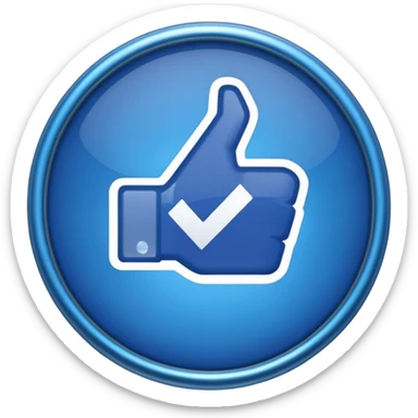 Facebook Verified blue tick sticker