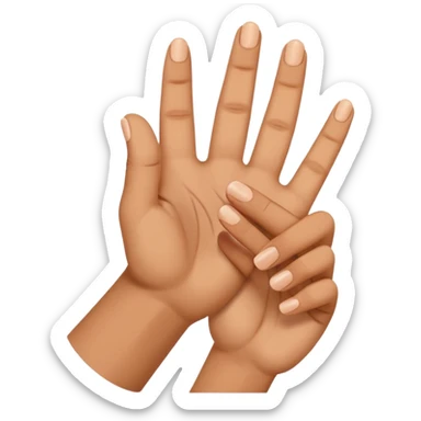 SIGN LANGUAGE LETTER A IN HANDSIGN sticker