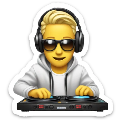 Dj deck sticker