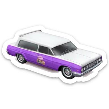 Haunted Barbie dreamCamper  1963 Oldsmobile Jetfire  sticker