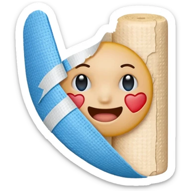 A Facebook verified logo bandage blue check Mark emoji sticker