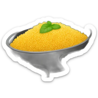 plat of couscous sticker