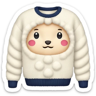 NOT AN FUCKING PEACH SWEATER sticker