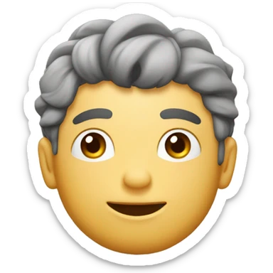 Yorkshire tirado en un almohadón  sticker