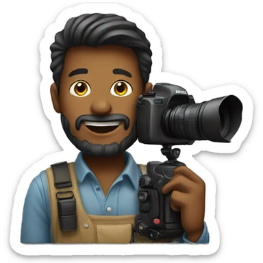 A photographer sticker