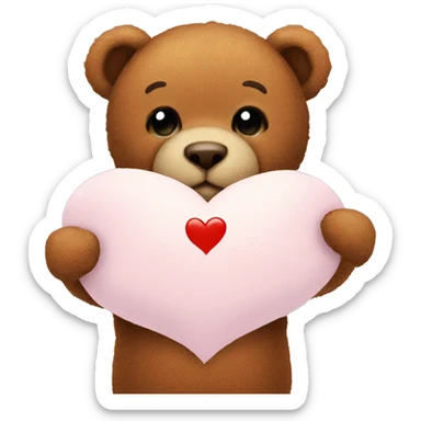 Teddy sending love  sticker