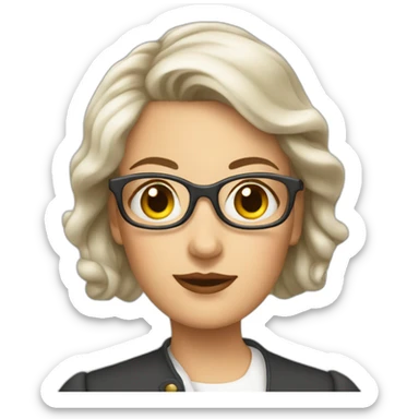 Madame Demers sticker