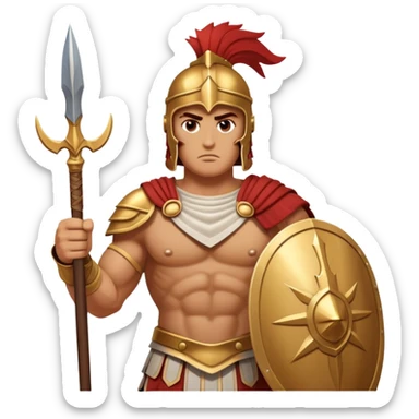 Achilles was the Greeks' finest warrior during the Trojan War. His mother, the nymph Thetis, dipped him in the River Styx to make him invulnerable in battle—except for his heel, where she gripped the baby. During the Trojan War, Achilles achieved fame by slaying Hector outside the city gates. But he didn't have much time to savor his conquest. Achilles died later in battle when an arrow shot by the Trojan prince Paris, guided by the gods, struck the one vulnerable spot on his body: his heel. sticker