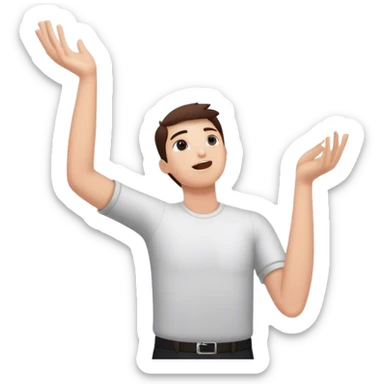 Raining money sticker