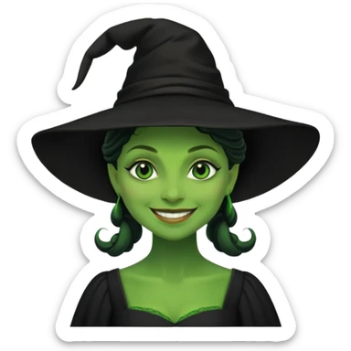 Elphaba wicked movie sticker