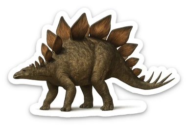 Stegosaurus sticker