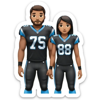 Panthers nfl team sticker