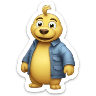 big bongle dingle sticker