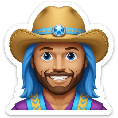 Randy Macho Man Savage blue eyes sticker