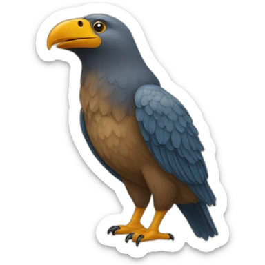 Un oiseau sur un ours sticker