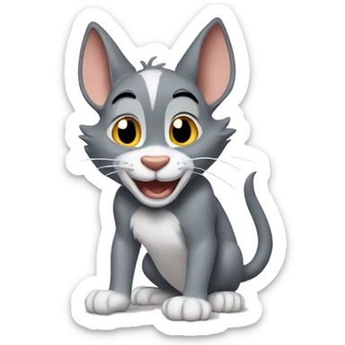 tom & jerry sticker