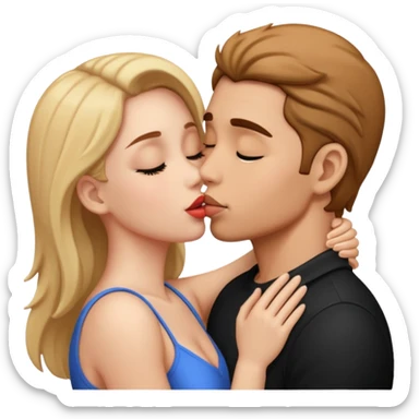 Kissing  sticker